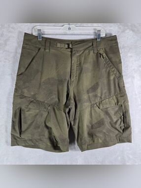 Viktos Operatus Cargo Shorts Mens 34 Green Camo Belted Lightweight Military 10”